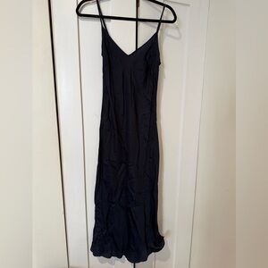 Organic John Patrick navy slip dress